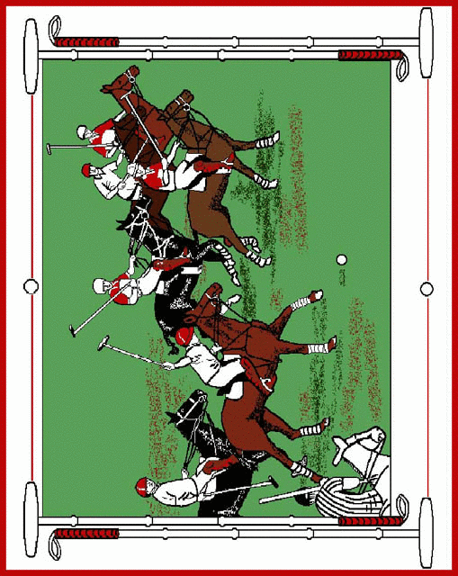 Polo English Tapestry Afghan