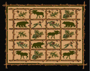 Cabin Quilt Placemat