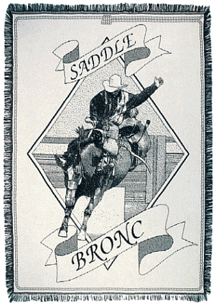 Saddle Bronc Afghan