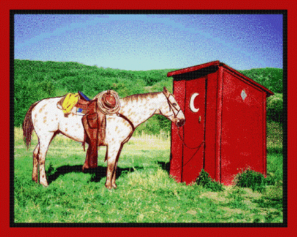 Cowboy Meditation Time Western Tapestry Afghan