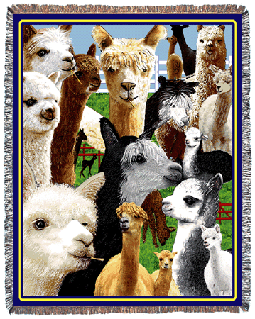 Alpaca Tapestry Afghan