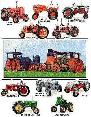 Tractors Tapestry Afghan**