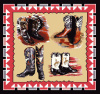 Cowboy Boots Tapestry Tote Bag